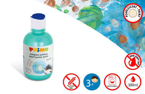 Picture of PRIMO 300ML PEARL POSTER PAINT GREEN BRIGHT